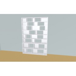 Custom bookcase  (H230cm - W180 cm)