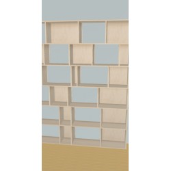 Custom bookcase  (H217cm - W200 cm)