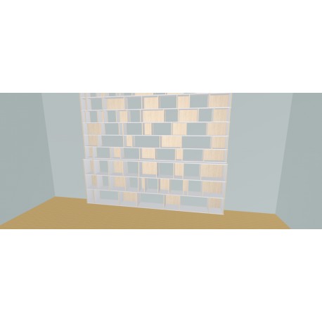 Meuble Bibliothèque sur-mesure (H293cm - L353 cm)