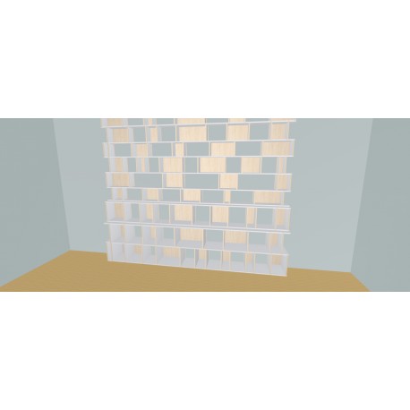 Meuble Bibliothèque sur-mesure (H288cm - L355 cm)