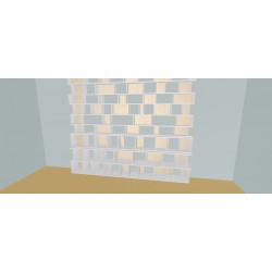Custom bookcase  (H288cm - W355 cm)