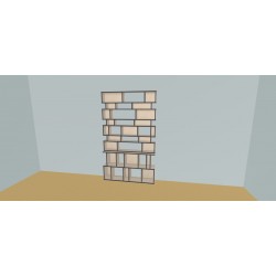 Custom bookcase  (H215cm - W142 cm)