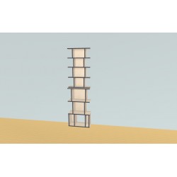 Custom bookcase  (H212cm - W60 cm)