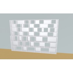 Custom bookcase  (H212cm - W310 cm)
