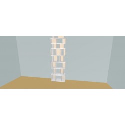 Custom bookcase  (H312cm - W90 cm)