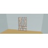 Custom bookcase  (H203cm - W142 cm)