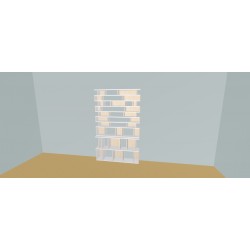 Custom bookcase  (H206cm - W142 cm)