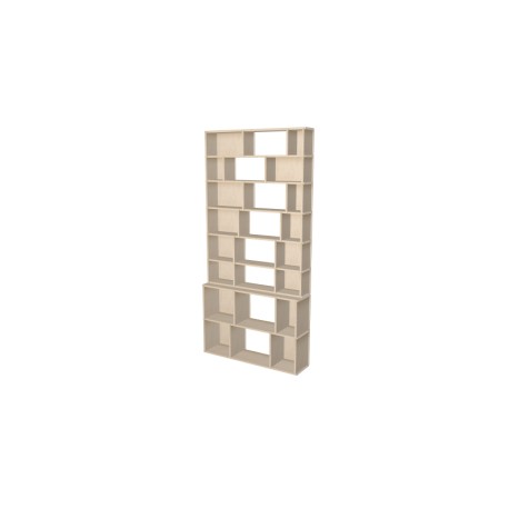 Boekenkast op maat  (H227cm - B110 cm)