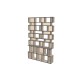 Custom bookcase  (H221cm - W142 cm)
