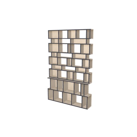 Custom bookcase  (H221cm - W142 cm)
