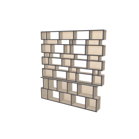 Meuble Bibliothèque sur-mesure (H221cm - L210 cm)