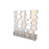 Custom bookcase  (H221cm - W210 cm)