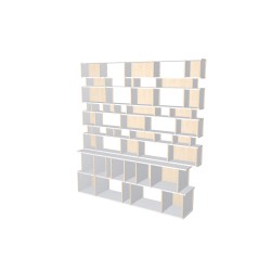 Custom bookcase  (H221cm - W209 cm)
