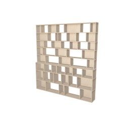 Custom bookcase  (H233cm - W220 cm)