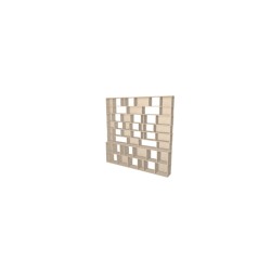Meuble Bibliothèque sur-mesure (H224cm - L230 cm)