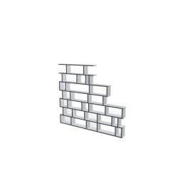 Boekenkast op maat  (H168cm - B190 cm)