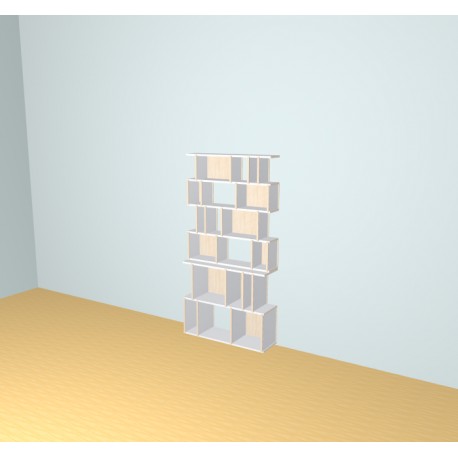 Custom bookcase  (H176cm - W90 cm)