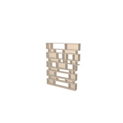 Custom bookcase  (H180cm - W148 cm)