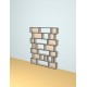 Custom bookcase  (H182cm - W140 cm)