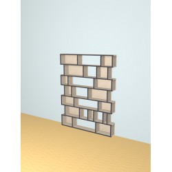 Custom bookcase  (H182cm - W140 cm)