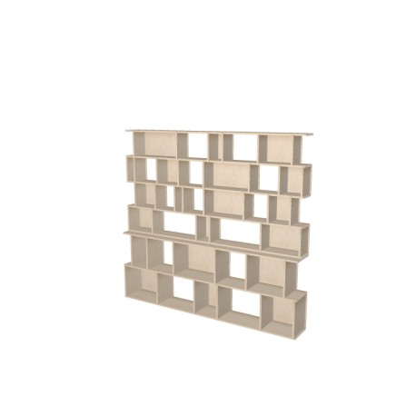 Boekenkast op maat  (H182cm - B200 cm)