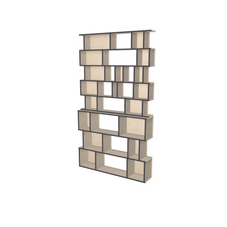 Custom bookcase  (H245cm - W140 cm)