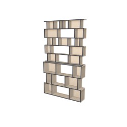Custom bookcase  (H239cm - W140 cm)