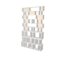 Custom bookcase  (H262cm - W151 cm)