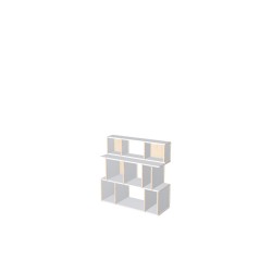 Custom bookcase  (H102cm - W104 cm)
