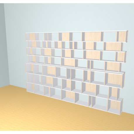 Custom bookcase  (H215cm - W342 cm)
