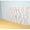 Custom bookcase  (H215cm - W342 cm)
