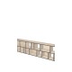 Custom bookcase  (H73cm - W350 cm)