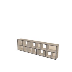 Custom bookcase  (H73cm - W270 cm)