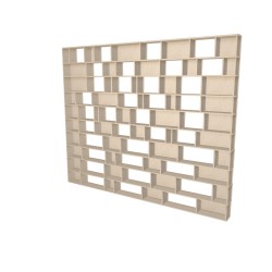 Custom bookcase  (H255cm - W310 cm)