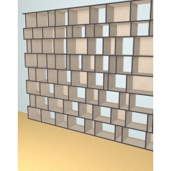 Meuble Bibliothèque sur-mesure (H281cm - L350 cm)