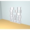 Custom bookcase  (H217cm - W180 cm)