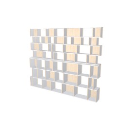 Meuble Bibliothèque sur-mesure (H215cm - L260 cm)