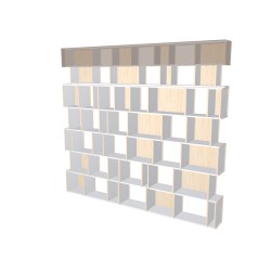 Meuble Bibliothèque sur-mesure (H236cm - L260 cm)