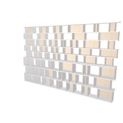 Meuble Bibliothèque sur-mesure (H239cm - L382 cm)