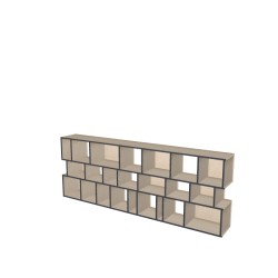 Meuble Bibliothèque sur-mesure (H100cm - L270 cm)
