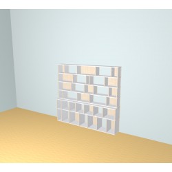 Meuble Bibliothèque sur-mesure (H161cm - L179 cm)