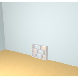 Meuble Bibliothèque sur-mesure (H75cm - L96 cm)