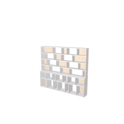 Meuble Bibliothèque sur-mesure (H163cm - L190 cm)