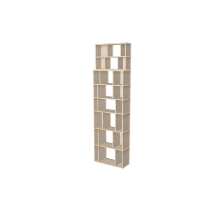 Boekenkast op maat  (H239cm - B70 cm)