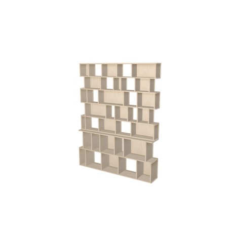 Boekenkast op maat  (H203cm - B160 cm)