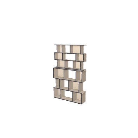 Custom bookcase  (H188cm - W114 cm)