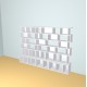 Custom bookcase  (H184cm - W261 cm)