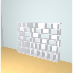 Meuble Bibliothèque sur-mesure (H184cm - L261 cm)