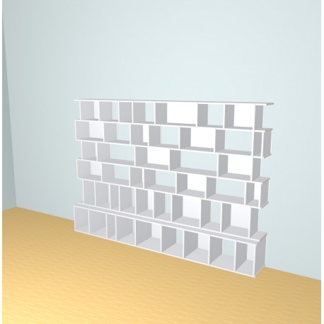 Custom bookcase  (H184cm - W261 cm)