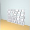 Custom bookcase  (H184cm - W261 cm)